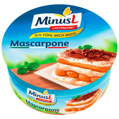MinusL Laktosefrei Mascarpone 78 % Fett i. Tr. 250 g 