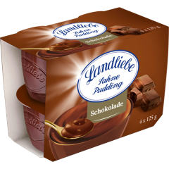 Landliebe Sahnepudding Schokolade 4 x 125 g 