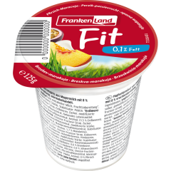 Frankenland Fit Fruchtjoghurt Pfirsich-Maracuja 0,1 % Fett 125 g 