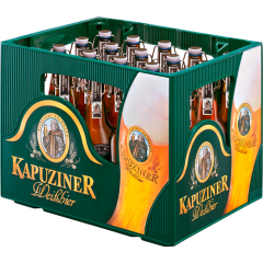 Kapuziner Weißbier Dunkel - Kiste 20 x 0,5 l 