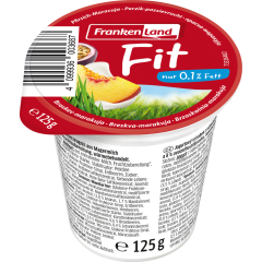Frankenland Fit H-Fruchtjoghurt Pfirsich-Maracuja 0,1 % Fett 125 g 