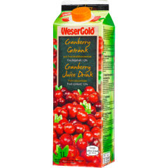 WeserGold Cranberry Getränk 1 l 