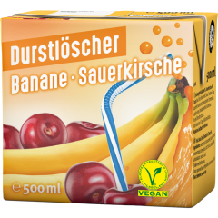 DURSTLÖSCHER Banane-Kirsch 0,5 l 