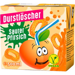 DURSTLÖSCHER Saurer Pfirsich 0,5 l 