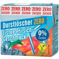 DURSTLÖSCHER Zero Eistee Pfirsich-Geschmack 0,5 l 