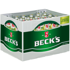 Beck's Green Lemon - Kiste 24 x 0,33 l 