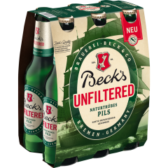 Beck's Unfiltered - 6-Pack 6 x 0,33 l 