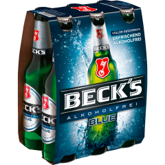 Beck's Blue Alkoholfrei - 6-Pack 6 x 0,33 l 