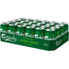 Carlsberg Premium Lager - Tray 24 x 0,33 l 
