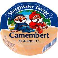 Striegistaler Zwerge Camembert 45 % Fett i. Tr. 125 g 