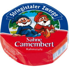 Striegistaler Zwerge Sahne Camembert 55 % Fett i. Tr. 125 g 