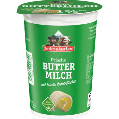 Berchtesgadener Land Frische Buttermilch mit feinen Butterflocken max. 1 % Fett 500 g 