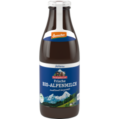 Berchtesgadener Land Demeter Frische fettarme Bio-Alpenmilch 1,5 % Fett 1 l 