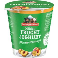 Berchtesgadener Land Milder Fruchtjoghurt Pfirsich-Maracuja 3,5 % Fett 150 g 