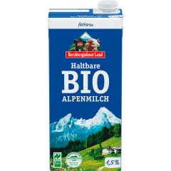 Berchtesgadener Land Bio Haltbare fettarme Alpenmilch 1,5 % Fett 1 l 