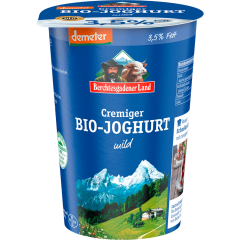Berchtesgadener Land Demeter Cremiger Bio-Joghurt mild 3,5 % 500 g 