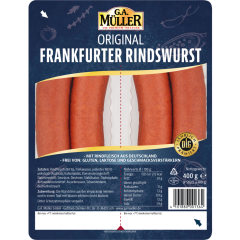 G.A. Müller Original Frankfurter Rindswurst 2 x 200 g 
