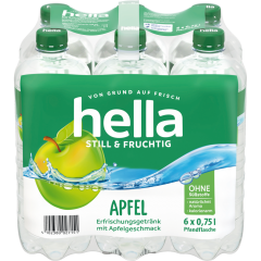 hella Still & Fruchtig Apfel - 6-Pack 6 x 0,75 l 