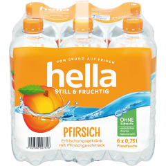 hella Still & Fruchtig Pfirsich - 6-Pack 6 x 0,75 l 