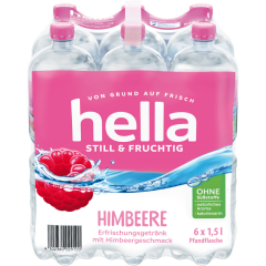 hella Still & Fruchtig Himbeere - 6-Pack 6 x 1,5 l 