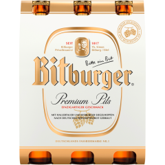 Bitburger Premium Pils - 6-Pack 6 x 0,33 l 