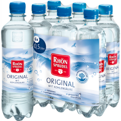 Rhön Sprudel Original Mineralwasser - 6 - Pack 6 x 0,5 l 