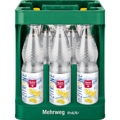 Rhön Sprudel Mineralwasser Plus Zitrone - Kiste 12 x 0,75 l 