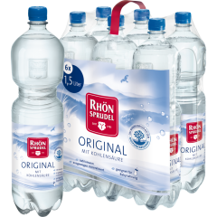 Rhön Sprudel Original Mineralwasser - 6-Pack 6 x 1,5 l 