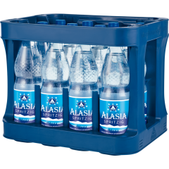 Alasia Spritzig Mineralwasser - Kiste 12 x 1 l 