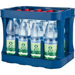 Alasia Mineralwasser Medium - Kiste 12 x 1 l 