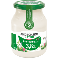 Andechser Natur Bio Jogurt mild 3,8 % Fett 500 g 