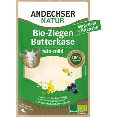 Andechser Natur Bio Ziegen-Butterkäse in Scheiben 48 % Fett i. Tr. 125 g 