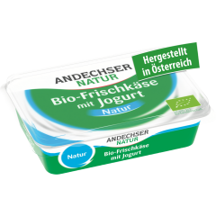 Andechser Natur Bio Frischkäse mit Jogurt Natur 65 % Fett i. Tr. 175 g 