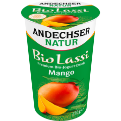 Andechser Natur Bio Lassi Jogurt-Drink Mango 3,5 % Fett 250 g 