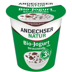 Andechser Natur Bio Jogurt mild Stracciatella 3,8 % Fett 150 g 