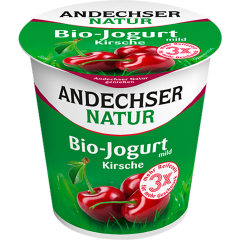 Andechser Natur Bio Jogurt mild Kirsche 3,8 % Fett 150 g 