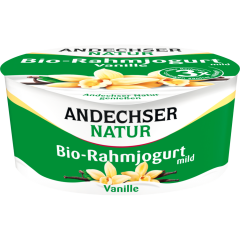 Andechser Natur Bio Rahmjogurt mild Vanille 10 % Fett 150 g 