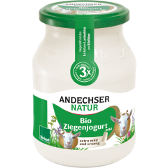 Andechser Natur Bio Ziegenjogurt mild 3,5 % Fett 500 g 
