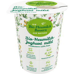 Die Bio-Heumilch Bauern aus Bayern Bio Joghurt mild 3,8 % Fett 400 g 