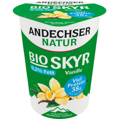 Andechser Natur Bio Skyr Vanille 0,2 % Fett 400 g 