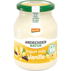 Andechser Natur Demeter Jogurt mild Vanille 3,8 % Fett 500 g 