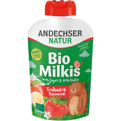 Andechser Natur Bio Milkis Erdbeere-Banane 100 g 