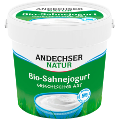 Andechser Natur Bio Sahnejoghurt nach griechischer Art 10 % Fett 1 kg 