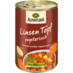 Alnatura Bio Linsen Topf vegetarisch 400 g 
