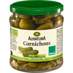 Alnatura Bio Cornichons mit Kräutern 330 g 