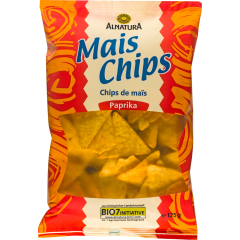Alnatura Bio Mais Chips Paprika 125 g 