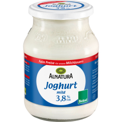 Alnatura Bio Joghurt mild 3,8 % Fett 500 g 