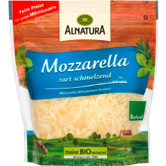 Alnatura Bio Mozzarella gerieben 45 % Fett i. Tr. 150 g 