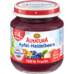 Alnatura Demeter Apfel-Heidelbeere nach dem 4. Monat 125 g 