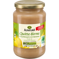 Alnatura Bio Quitte-Birne Fruchtmark mit Banane 360 g 
